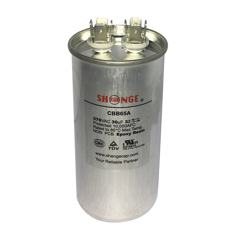Motor Run Capacitor 30mfd 370V VAC Volt 30uf Round