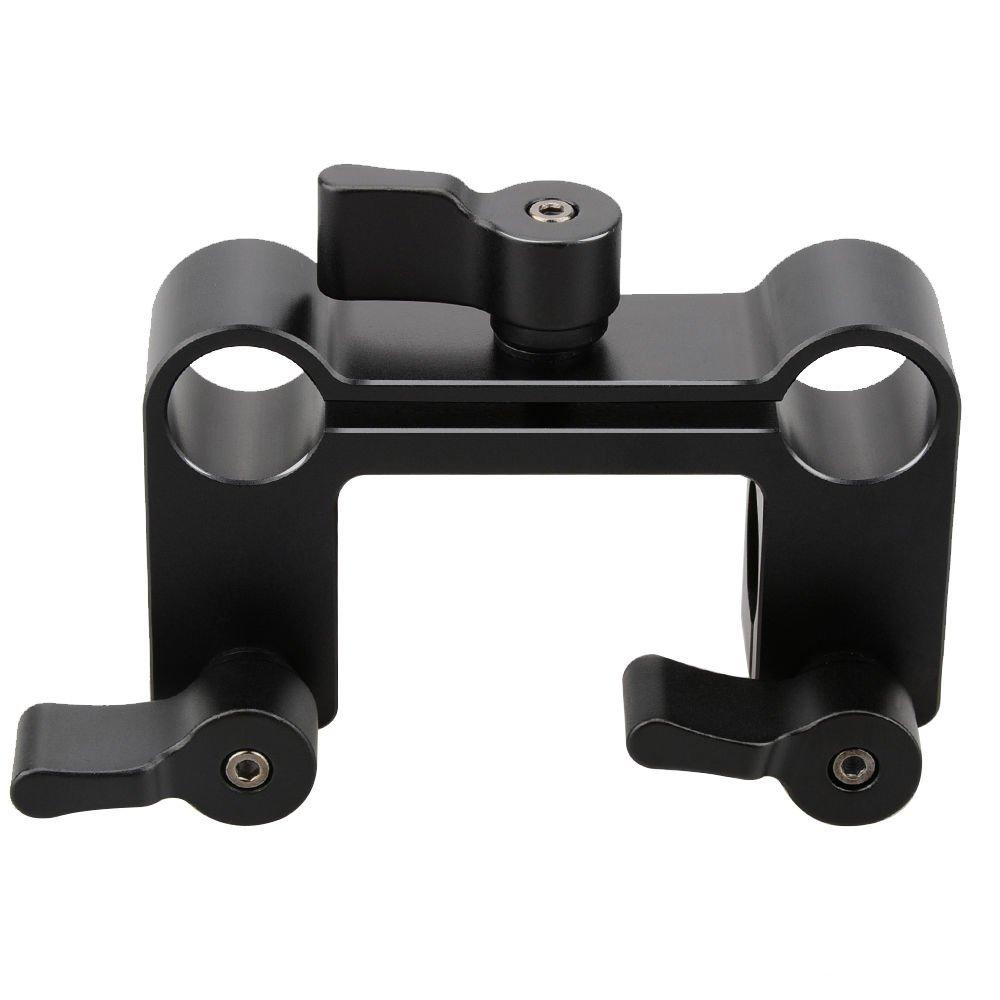 CAMVATE 15mm Rod Offset Railblock 90 Degree DSLR Support Set