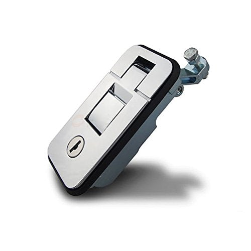 Encell Chrome Cupboard Door Knob Latch Lock for RV Camper Trailer MotorHome Caravan Boat Size L Size L Chrome