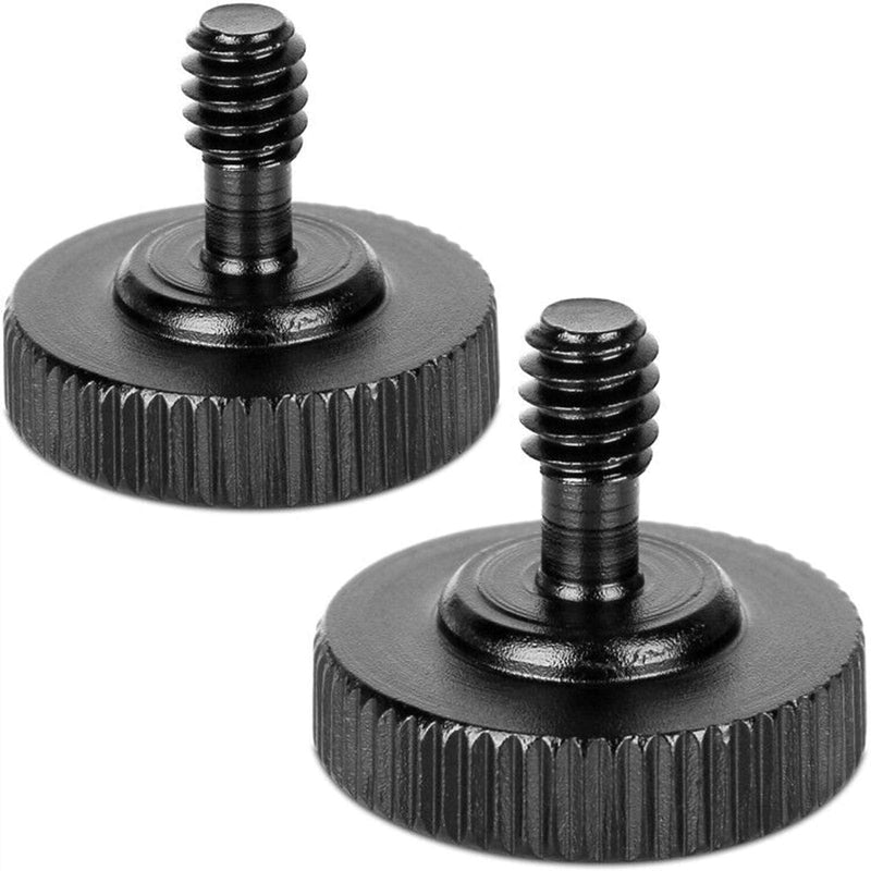 [AUSTRALIA] - ChromLives Thumb Screw Tripod Screw Camera Quick Release 1/4" Thumbscrew L Bracket Screw Mount Adapter with Bottom 1/4"-20 Female Thread (2 Pack) Thumb Tripod Screw 