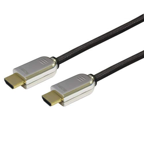 Magnavox MC5000BBR 6ft Gold-Plated 4K High Speed HDMI 2.0a Cable with Ethernet | HDR Compliant | Perfect for Xbox One, PS4, PS3 & PC | Fully Shielded & Heavily Braided Cord | Excellent for 4k UHD TV |