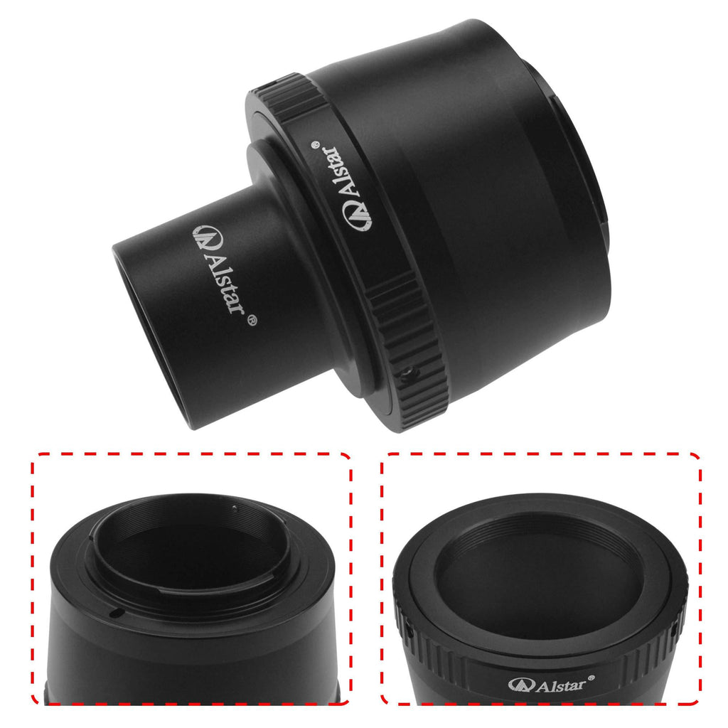 Alstar T2 N1 T Mount Lens Adapter and M42 to 1.25" Telescope Adapter (T-Mount) for Nikon 1 Series Camera J1, J2, J3, V1, V2