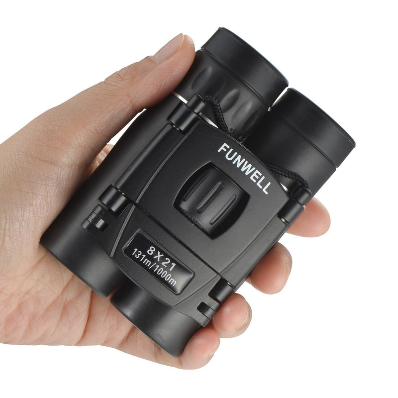 Mini Compact Lightweight 8x21 Small Binoculars for Concert Opera Sports Game Outdoors Hiking Travel Kids Bird Watching Christmas Gift 8x21binocular