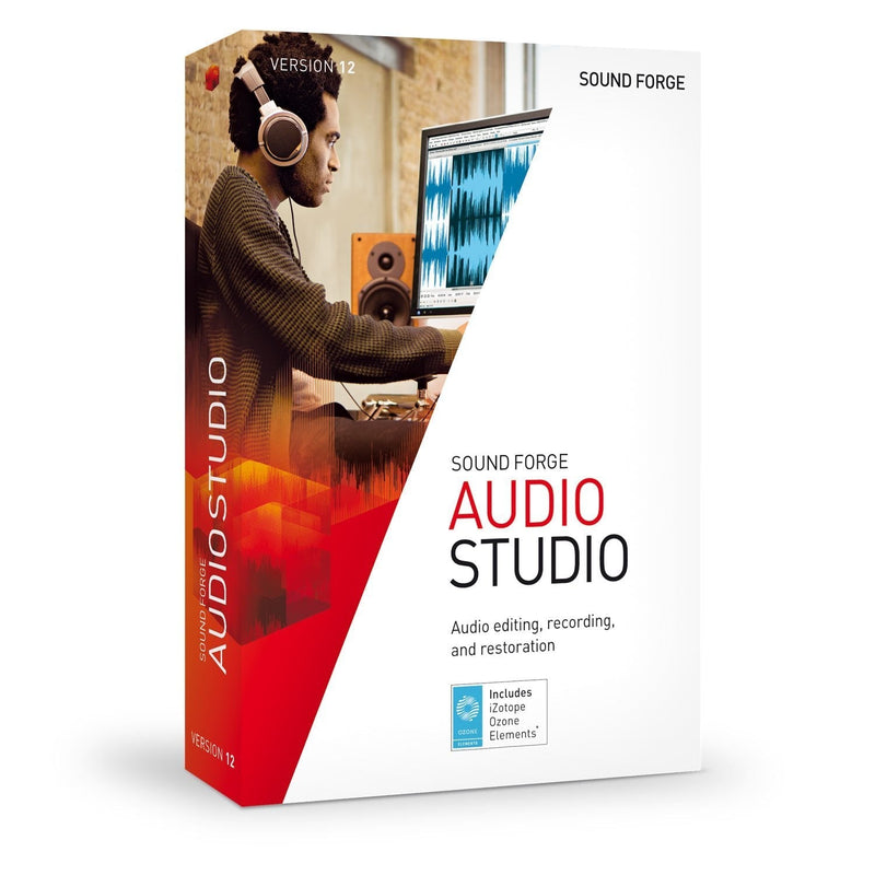 SOUND FORGE Audio Studio – Version 12 – audio editor including mastering plug-in Disc