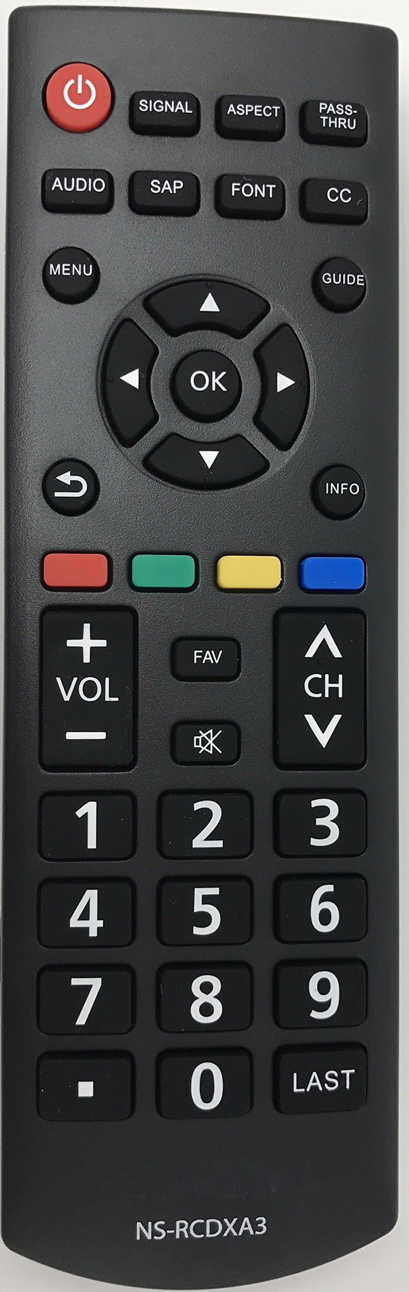 Smartby New NS-RCDXA3 NSRCDXA3 Remote Control for Insignia Digital to Analog Converter Box NS-DXA3