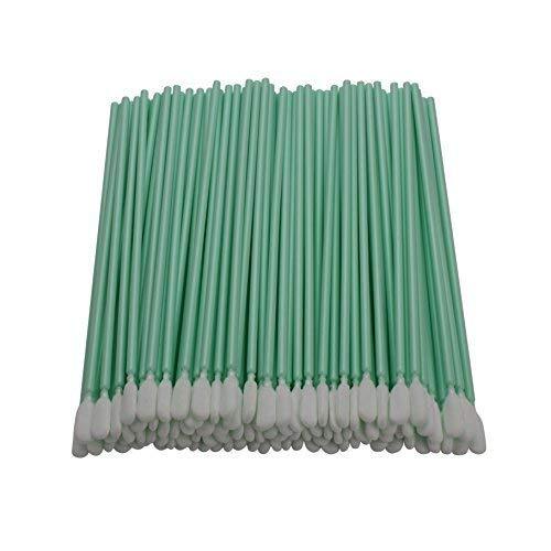 100pc 6.3" Double Layer Polyester Cleaning Swab Sticks for Solvent Format Inkjet Printer Roland Optical Equipment