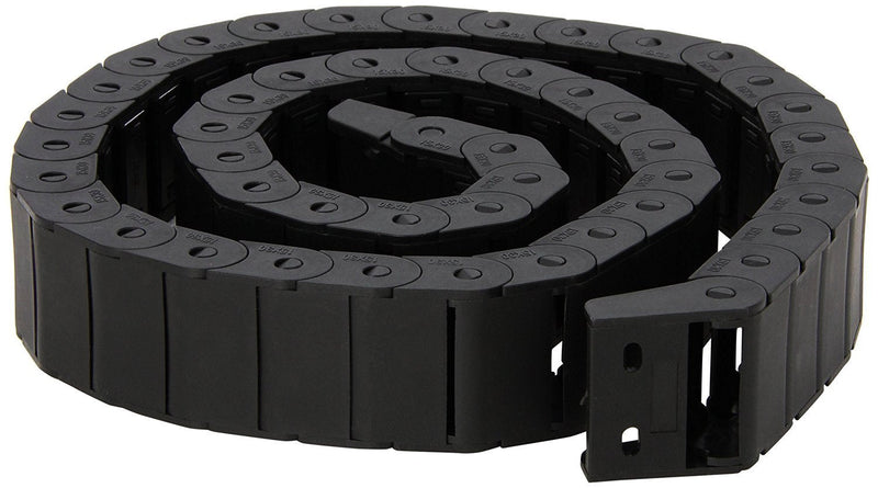 15mm x 30mm Plastic Semi Closed CNC Machine Tool Cable Wire Carrier Drag Chain 1M Black Ted Lele (15mm x 30mm) 15mm x 30mm