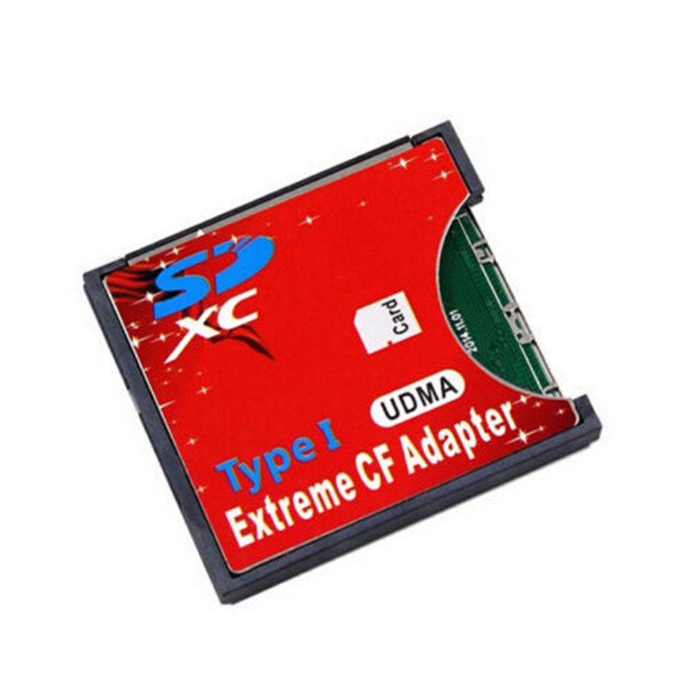 Extreme Wireless WiFi SDHC SDXC Card Slot to CF Type I Compact Flash Memory Card Adapter for SLR Camera Card