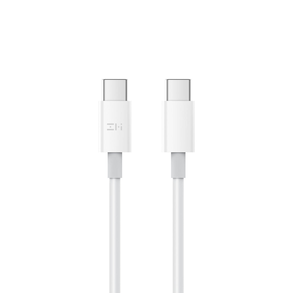 [2-Pack 1.5m] ZMI USB-C to USB-C Cables Rated for 3A/60W – Charge and Sync Cord for New MacBook/MacBook Pro, Pixel/Pixel 2/Pixebook, New Windows Laptops with USB Type-C/Thunderbolt 3 Charging Ports