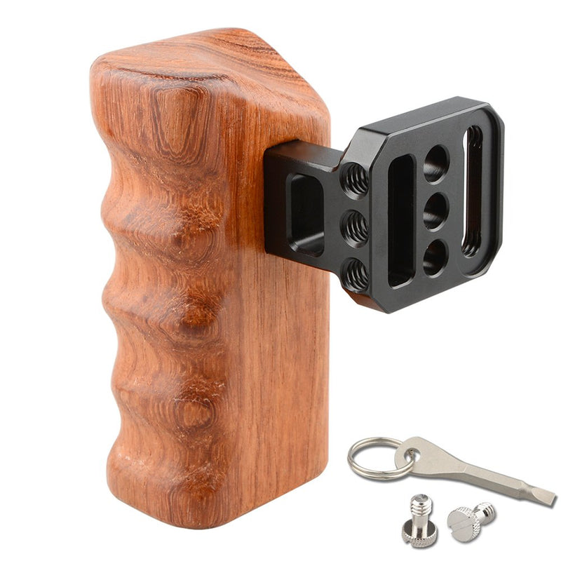 CAMVATE Wooden Handle Grip for Panasonic Camera GH Series(Right Hand) - 1649