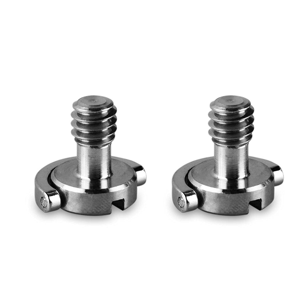 ChromLives 1/4'' D-Ring Camera Quick Release Screw Tripod Screw Adapter Connecter DSLR Camera Rig Accessories- 2 Pack