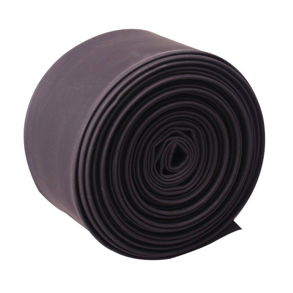 Heat Shrink Tube, Wire Wrap Electrical Cable Ratio 2:1 Heat Shrinkable Shrinking Sleeving Black (6M / 20Ft, Dia.35mm)