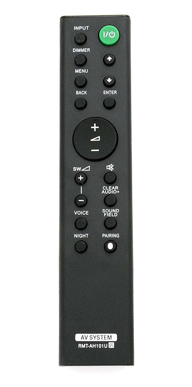 Smartby RMTAH101U, RMT-AH101U for Sony Sound Bar System Remote Control 149293112 Originally Supplied with: HTCT380, HT-CT380, HTCT780, HT-CT780, SACT380, SA-CT380, SACT780, SA-CT780