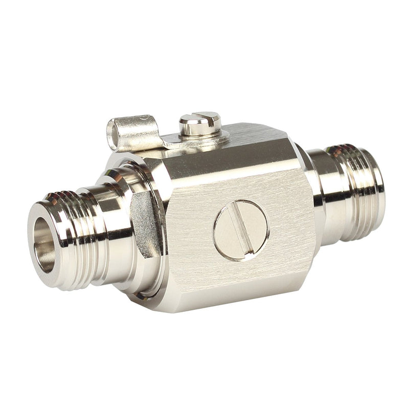 RFiotasy Lightning arrestor N Female to Female 50 Ohm Lightning Surge Protector with 90 V Gas Tube DC-3GHz