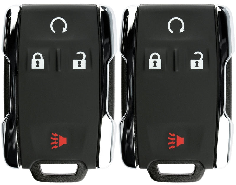 KeylessOption Keyless Entry Remote Control Car Key Fob Replacement for Chevy GMC M3N-32337100 (Pack of 2)