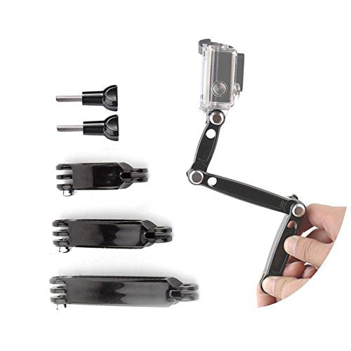 3 in 1 Extension Pivot Arm – Adjustable Monopod Bracket with Thumb Screw for GoPro Hero 5 4 Session 3+ 3