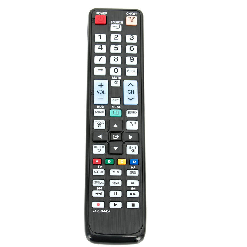AA59-00443A Replace Remote for Samsung TV UN40D6300SFXZA UN55D6300SFXZA UN46D6300SFXZA UN32D6000SFXZA UN46D6050TFXZA UN46D6000SFXZA UN55D6050TFXZA UN40D6050TFXZA UN55D6000SFXZA UN40D6000SFXZA