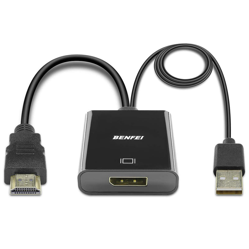 HDMI to DisplayPort, Benfei HDMI to DisplayPort Adapter Compatible with Laptop, Xbox 360 One, PS4 PS3 HDMI HDMI Device