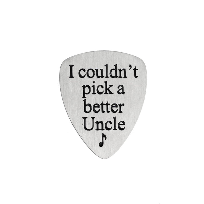 I Couldn’t Pick A Better Uncle Musical Guitar Pick Jewelry Gift for Uncle