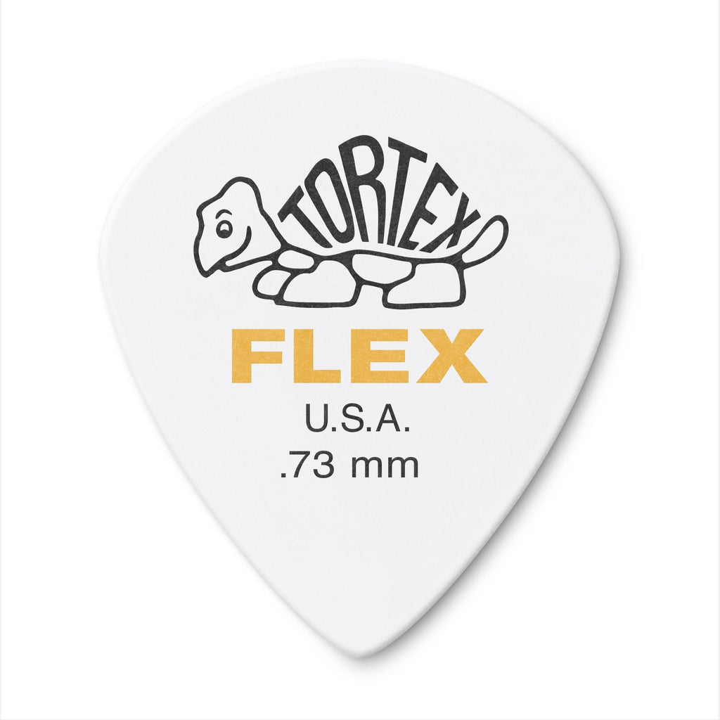 Jim Dunlop Tortex Flex Jazz III 73mm, White Guitar Picks (468P.73)