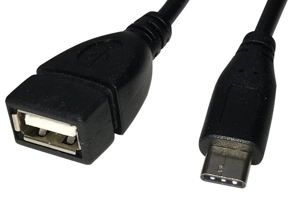 Andrea Communications C-400 Type C Adapter for Connecting USB Headsets to MacBook, Chromebook, or Computers with USB-C Ports