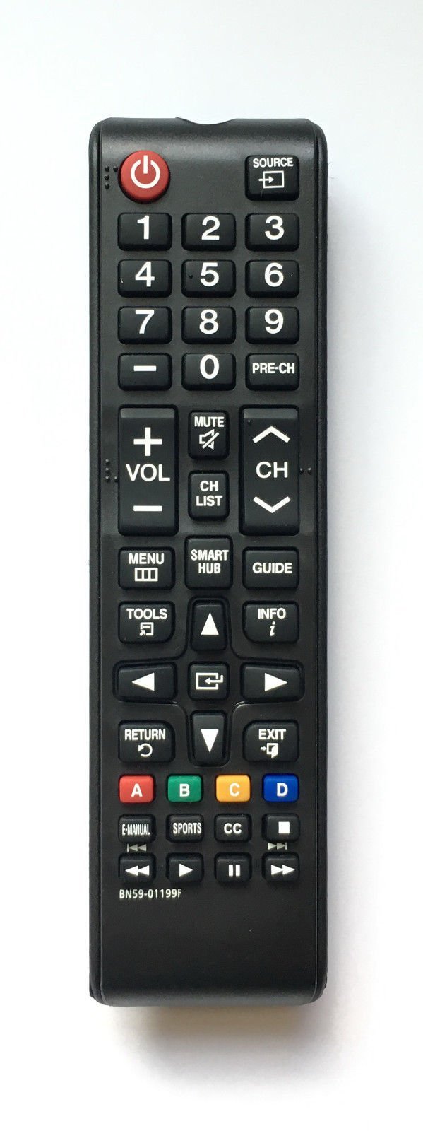USBRMT New Samsung Replacement Remote BN59-01199F for Samsung LCD LED HDTV Smart TV