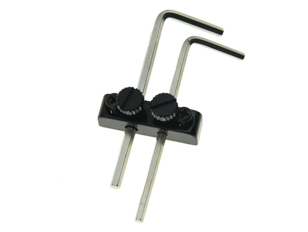 Dopro Black Guitar Bass Allen Wrench/Key Headstock Wrench Holder for Floyd Rose Tremolo Guitar