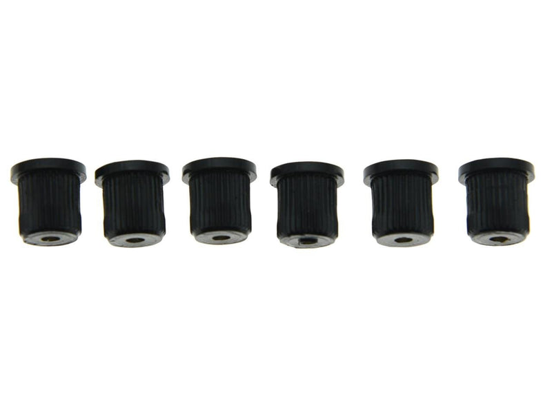 Dopro Set of 6 Black Guitar String Through Body 5/16" String Ferrules for American Standard Telecaster