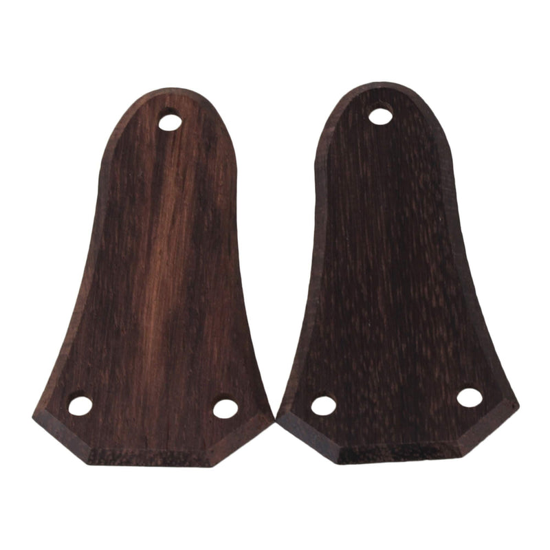 Yibuy Electric Guitar Truss Rod Cover Plate Rosewood Pack of 2