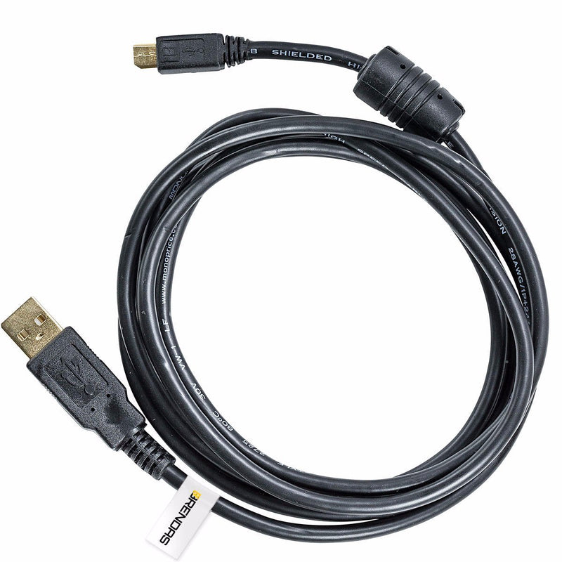 BRENDAZ USB Cable Mini-B 8 Pin for Nikon D3200 D5200 D5000 D5100 D5200 D5500 D7100 D7200 DF and D750 Cameras, Replacement for Nikon UC-E6 UC-E16 and UC-E17 Cable, 6-ft