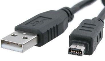 Replacement USB Cable Lead Compatible with Olympus Digital Cameras That Use USB Cable CB-USB5/CB-USB6 by Master Cables