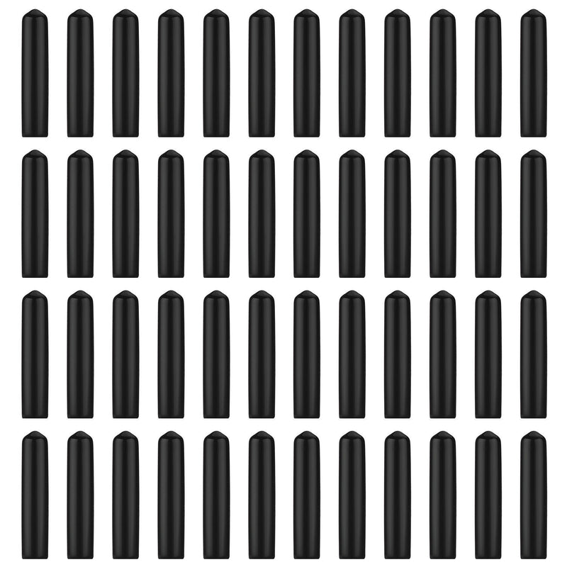 eBoot Black Rubber Pourer Cap Liquor Bottle Pourer Cover Dispenser Spout Dust Covers (48)