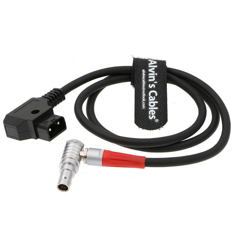 Alvin's Cables Power Cable for Teradek Bolt 500 2 Pin Rotate 180 Right Angle Male to D TAP