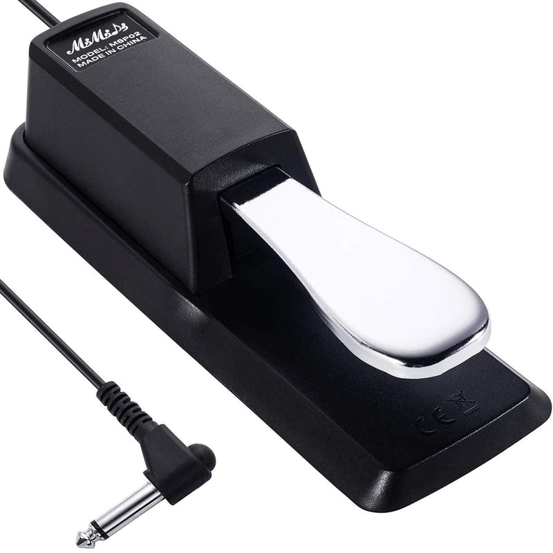 MIMIDI Universal Sustain Pedal for Yamaha Casio Roland Korg Behringer Moog Midi Electronic keyboard Sustain Pedal, Piano Pedal