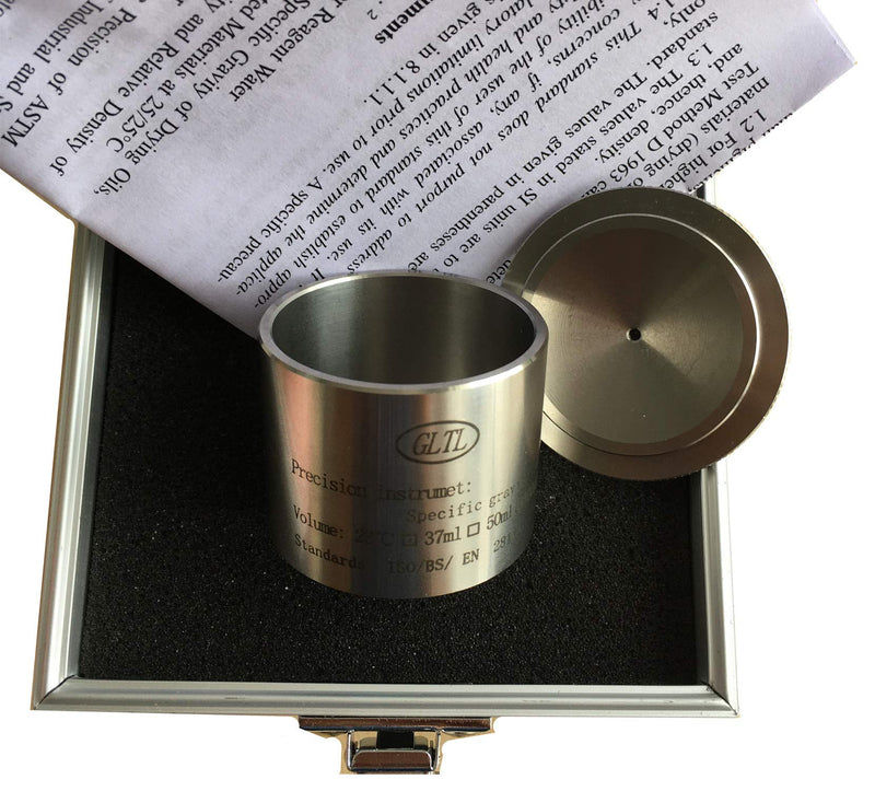 GLTL Optional Paint Density Specific Gravity Cups Stainless Steel (37ml) 37ml