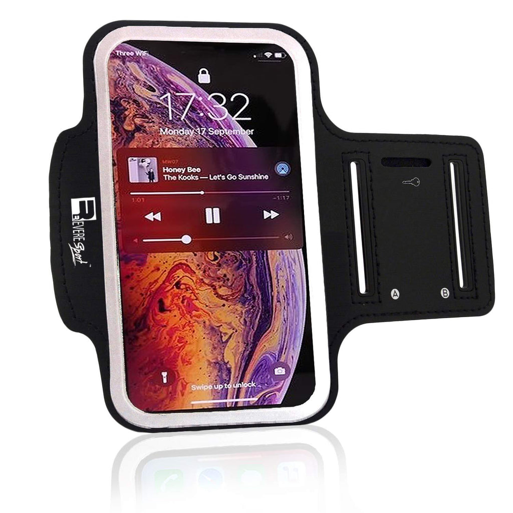 Premium iPhone Xs Armband. Sports Phone Arm Case Holder for Running, Gym Workouts 5.8" - iPhone XS