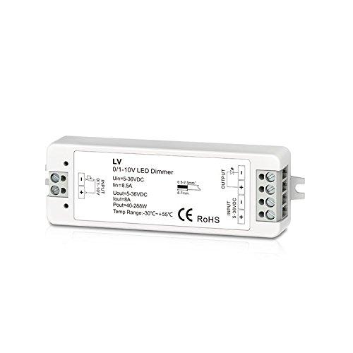 [AUSTRALIA] - 0/1-10V 1CH 8A Dimmable Switches Led Driver 1 Channel 0-10V Constant Voltage LED Dimmer Led Dimming Controller PWM Led Dimmer 5-36V 