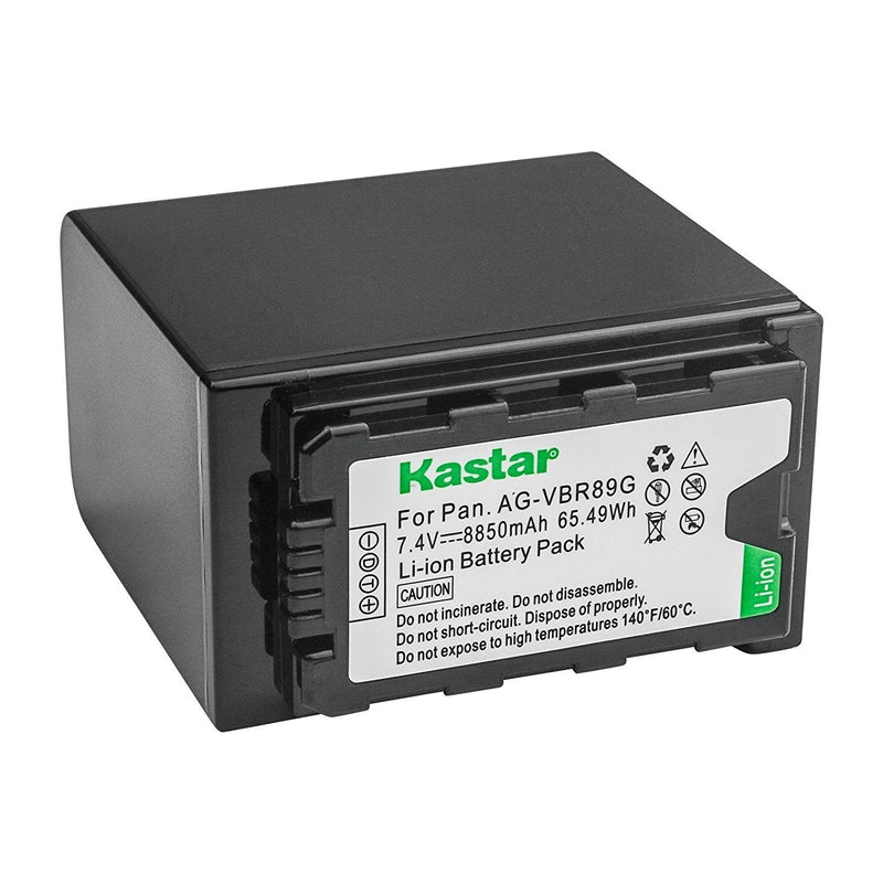 Kastar Battery 1 Pack for Panasonic AG-VBR89G AG-VBR89 AG-VBR59 AG-VBR118G AG-BRD50 AG-B23 & Panasonic AG-UX180 AG-UX90 AG-AC8 AG-AC90A AG-DVC30 AG-HVX201 AJ-PX230 AJ-PX270 AJ-PX298 AJ-PG50