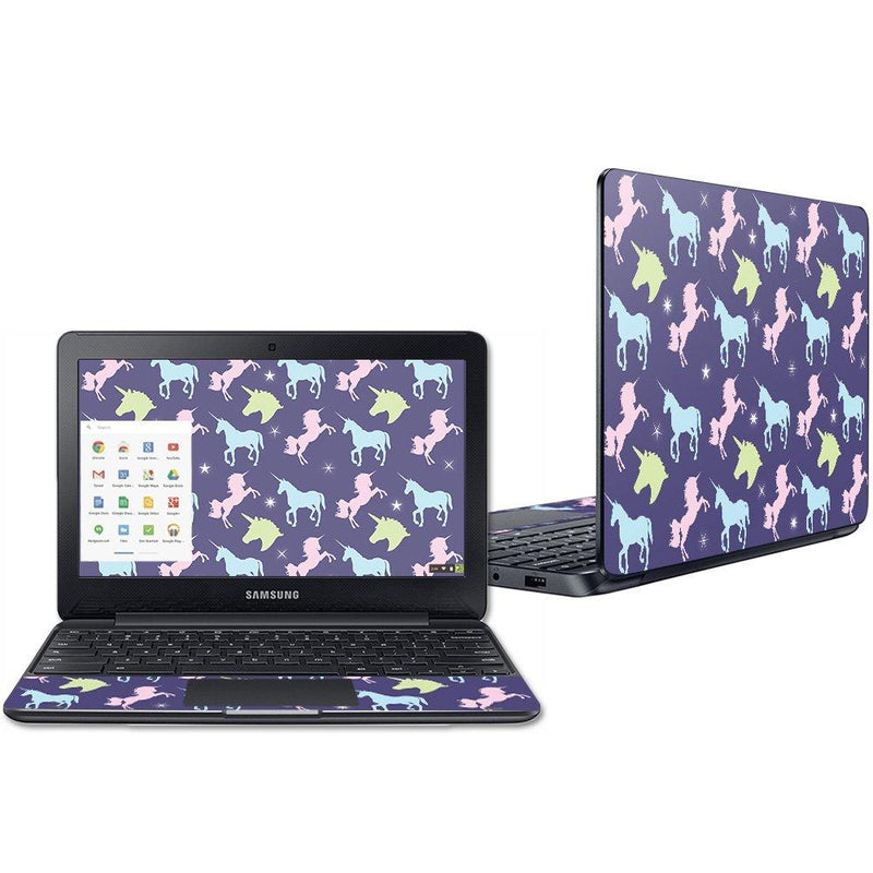 MightySkins Skin Compatible with Samsung Chromebook 3 11.6" - Unicorn Dream | Protective, Durable, and Unique Vinyl Decal wrap Cover | Easy to Apply, Remove, and Change Styles | Made in The USA