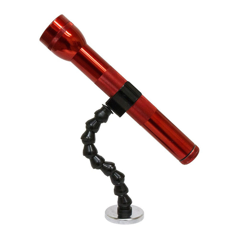 MAG-Mate MX25FLVB02 Flexible Flashlight Holder with Magnetic Base, 10.75" Height, 2.63" Width, 2.63" Length, Black