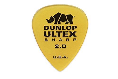 Dunlop Ultex Sharp Picks - 6 Pack 2.0 mm