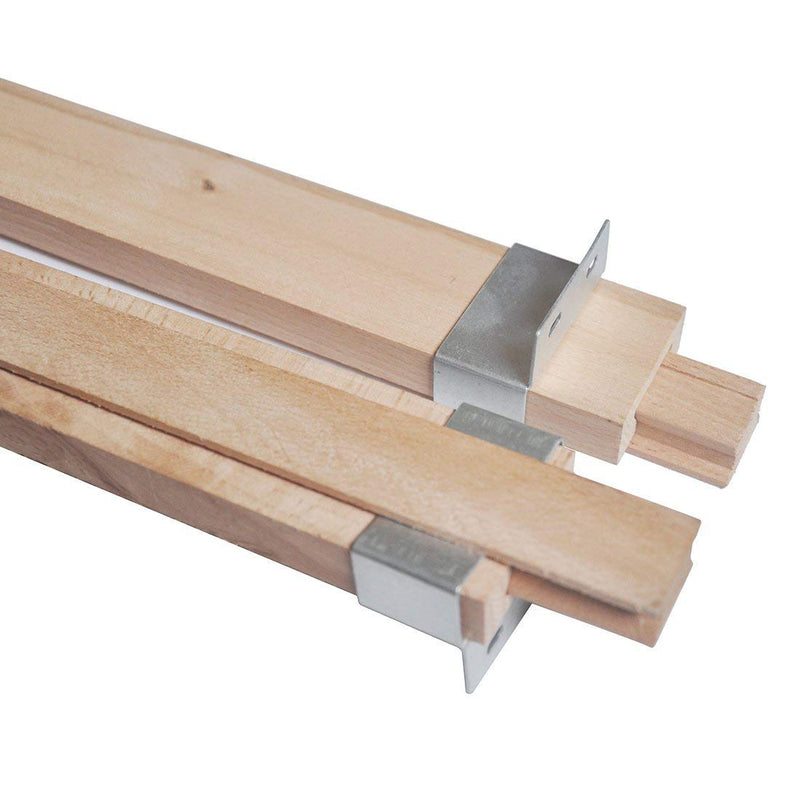 Btibpse Wooden Drawer Slides 16 Inches Classic Wood Center Guide Track with Slide Glides (1 pcs) 1 Piece