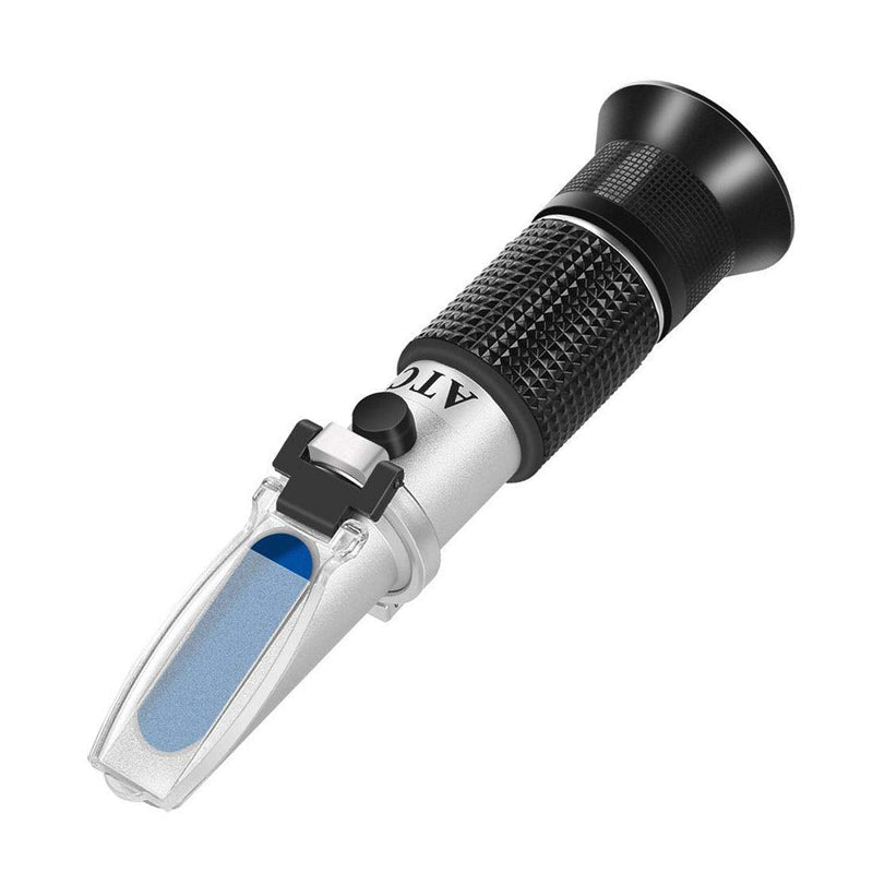 Honey Refractometer,V-Resourcing Hand Held Be'(Baume)/Brix/Water Refractometer for Honey Test,Tri-Scale (Baume:38-43°;Brix:58-92%;Water:12-27%)