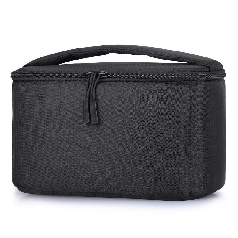 S-ZONE Water Resistant Camera Insert Bag with Sleeve Camera Case Upgraded Version 2.0 Black