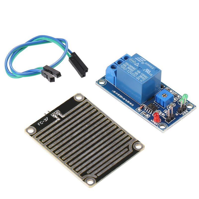 DC 12V Leaf Wetness Rain Sensor Relay Humidity Controller Weather Detector Module Automatic Watering Module