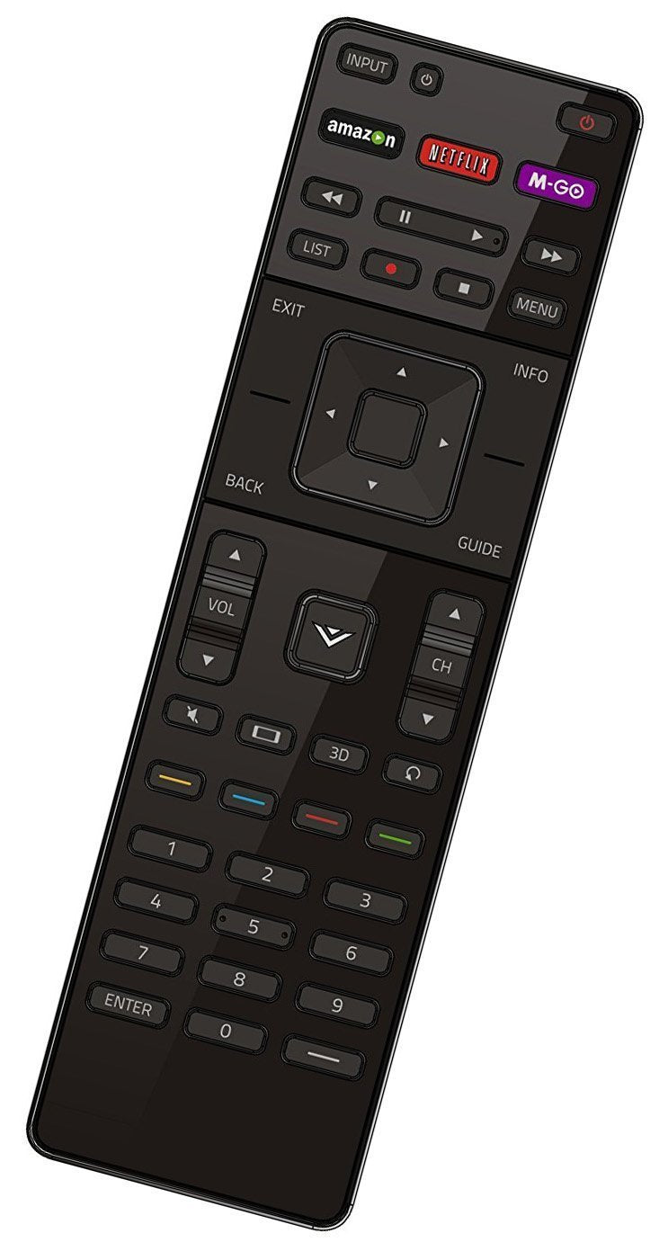 Smartby XRT510 IR Infrared Remote Control Works for All VIZIO M-Series TV, No Wi-Fi Function