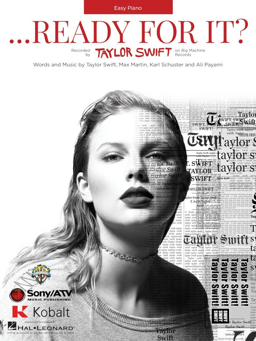 Taylor Swift - ...Ready For It? EASY Piano Sheet Music Single