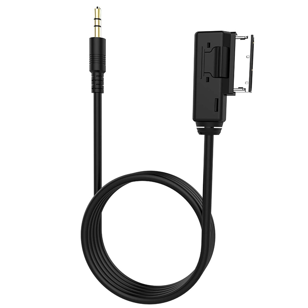 CHELINK Music Interface AMI MMI AUX 3.5mm Jack Aux-in MP3 Adapter Cable for Audi A3/A4/A5/A6/A8/Q5/Q7/R8/TT,vw J-etta GTI GLI J-etta P-assat Cc Ti-guan T-ouareg EOS Golf Mk 6, etc. (Audi 2 M) AUDI 2 M