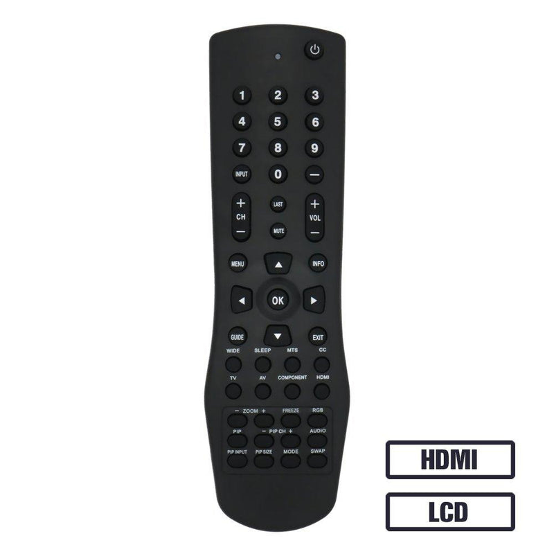 LuckyStar Remote Control VR1 Compatible with Vizio TV, if Applicable Vl320m Vl370m Vl420m Vl470m Vmm26 Vo22l Vo22lf Vo32l Vo32lf Vo32oe Vo370m Vo37l Vo37lf Vo420e Vo42lf Vo47lf Voj320f Voj370