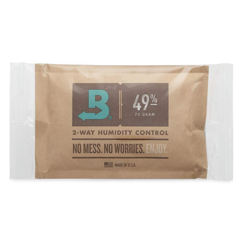 Boveda for Music | 49% RH 2-Way Humidity Control Replacement for Use in Fabric Holder | Size 70 for Fretted and Bowed Wood Instruments | Prevents Cracking and Warping | 1-Count 49% RH (Music/Food)